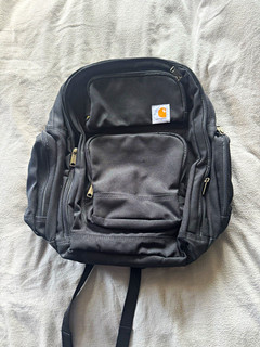 Carhartt Black Daypack Backpack with Adjustable Straps & Extra Compartments