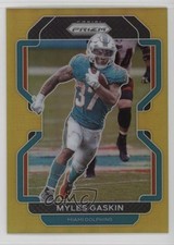 2021 Panini Prizm Gold Prizm 1/10 Myles Gaskin #108 lz7