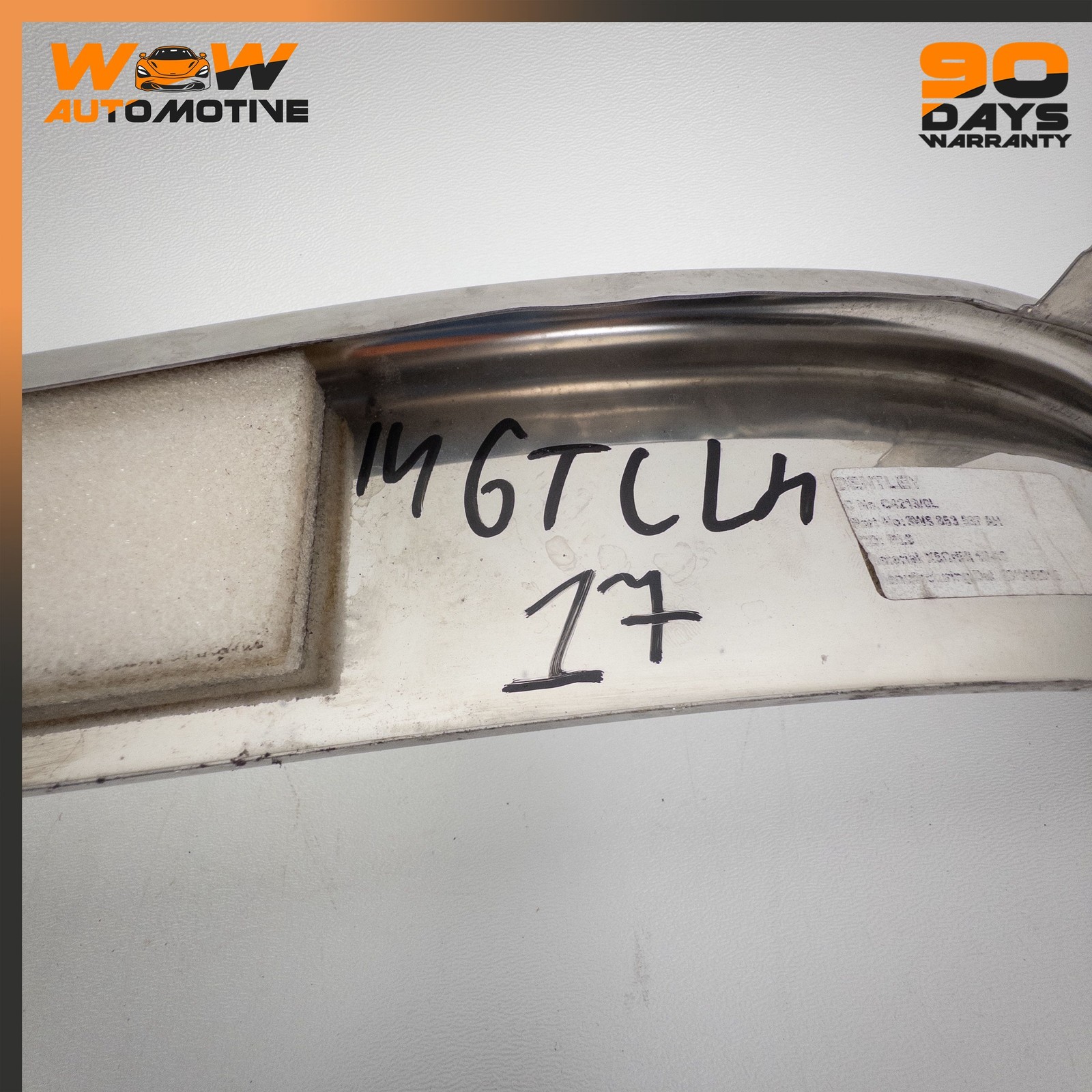 12-17 BENTLEY CONTINENTAL GT COUPE FRONT LEFT RIGHT OUTER DOOR STEP SILL OEM