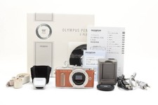   Very good  Olympus PEN E-PL8 Digital Camera brown w/ Accessories