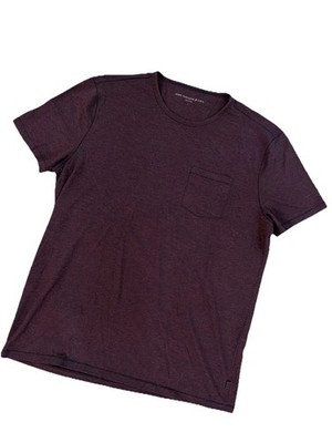 JOHN VARVATOS | Main Label Poly Cotton Pocket T Shirt Men's Summer Fit Size L