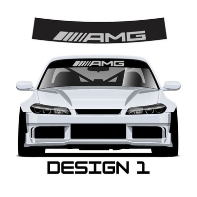 sun strip windshield banner 140cm x 25cm