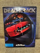 DEATHTRACK IBM PC Game 5.25 Floppy 1989 Activision BIG BOX RARE!