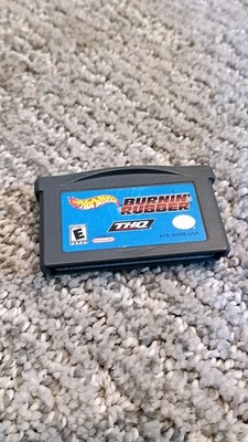 Hot Wheels Burnin' Rubber Nintendo Game Boy Advance GBA THQ (2001) [VG]