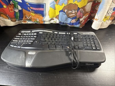 Microsoft Natural Ergonomic Keyboard 4000 v1.0 KU-0462 USB Wired (Tested/Works)