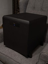 Klipsch SW-350 Powered Subwoofer 150-Watt 8in Low Profile Tested Working