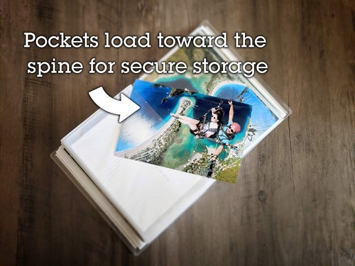 4 x 6 Photo Albums Pack of 6, Each Mini Album Holds Up to 48 Photos, Flexible... - Picture 3 of 5