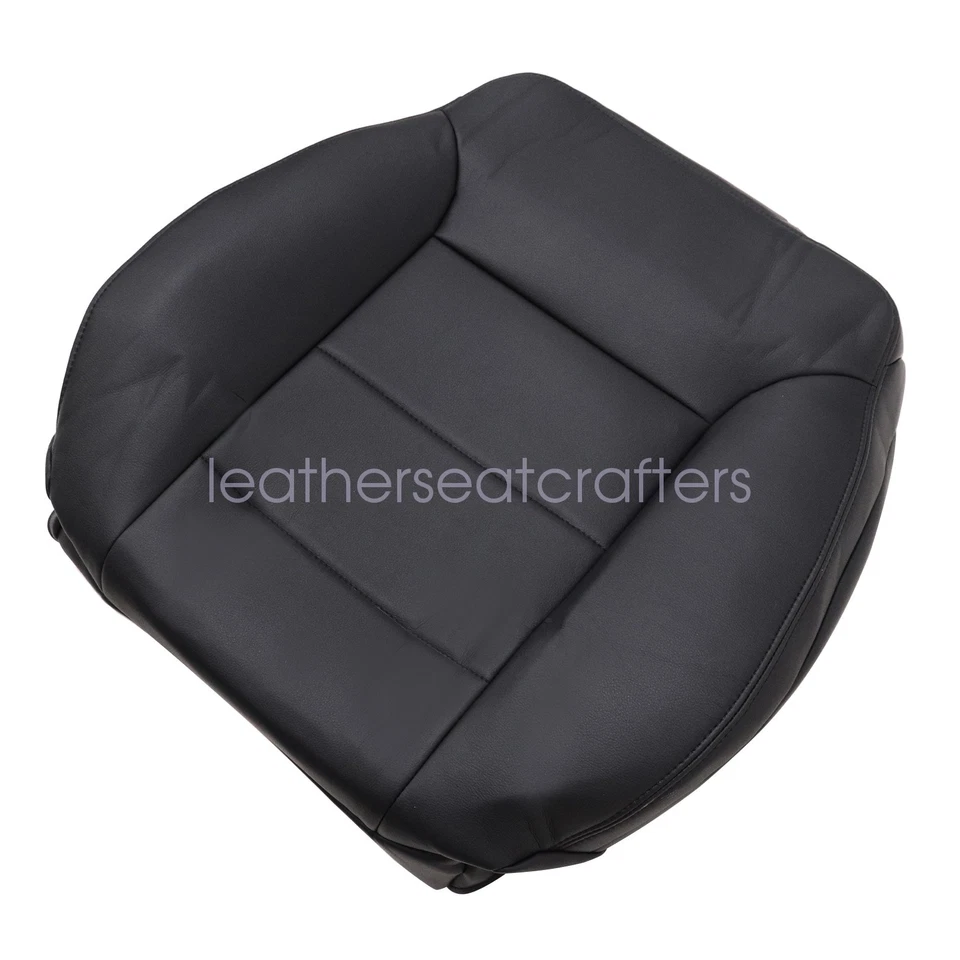 09-2013 Se adapta a Mercedes-Benz R350 lado del conductor inferior y superior cubierta de asiento de cuero negro Foto 4 de 4