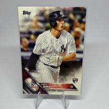 Topps 2016 Series One Greg Bird Rookie #188 Yankees MLB Base Set Baseball Card