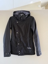 Burton Youth Girls Small Dryride Snowboard/Ski/ Winter Jacket Black and Gray EUC