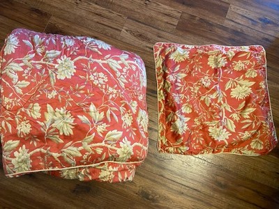 Ralph Lauren VILLA CAMELIA FLORAL Full Queen Comforter Retired EUC & 1 Sham
