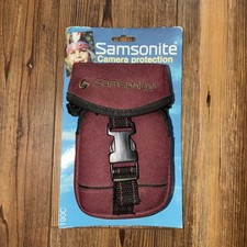 Vintage Samsonite Camera Case Burgundy 6 x4 x...