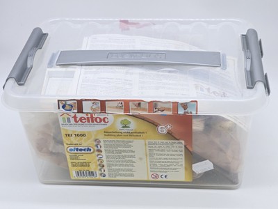   TEIFOC 1000 Basic STARTER SET Bauen mit ECHTZIEGELN & ZEMENT Bau  