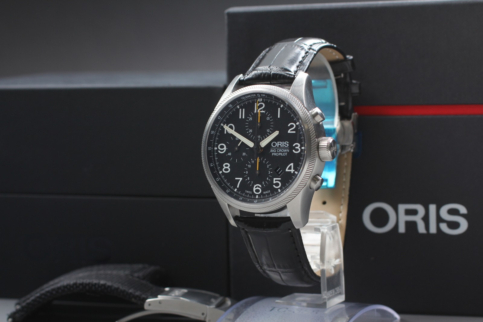 [Box, Paper] Oris Big Crown ProPilot 7699 Chronograph Date Automatic Men's Watch