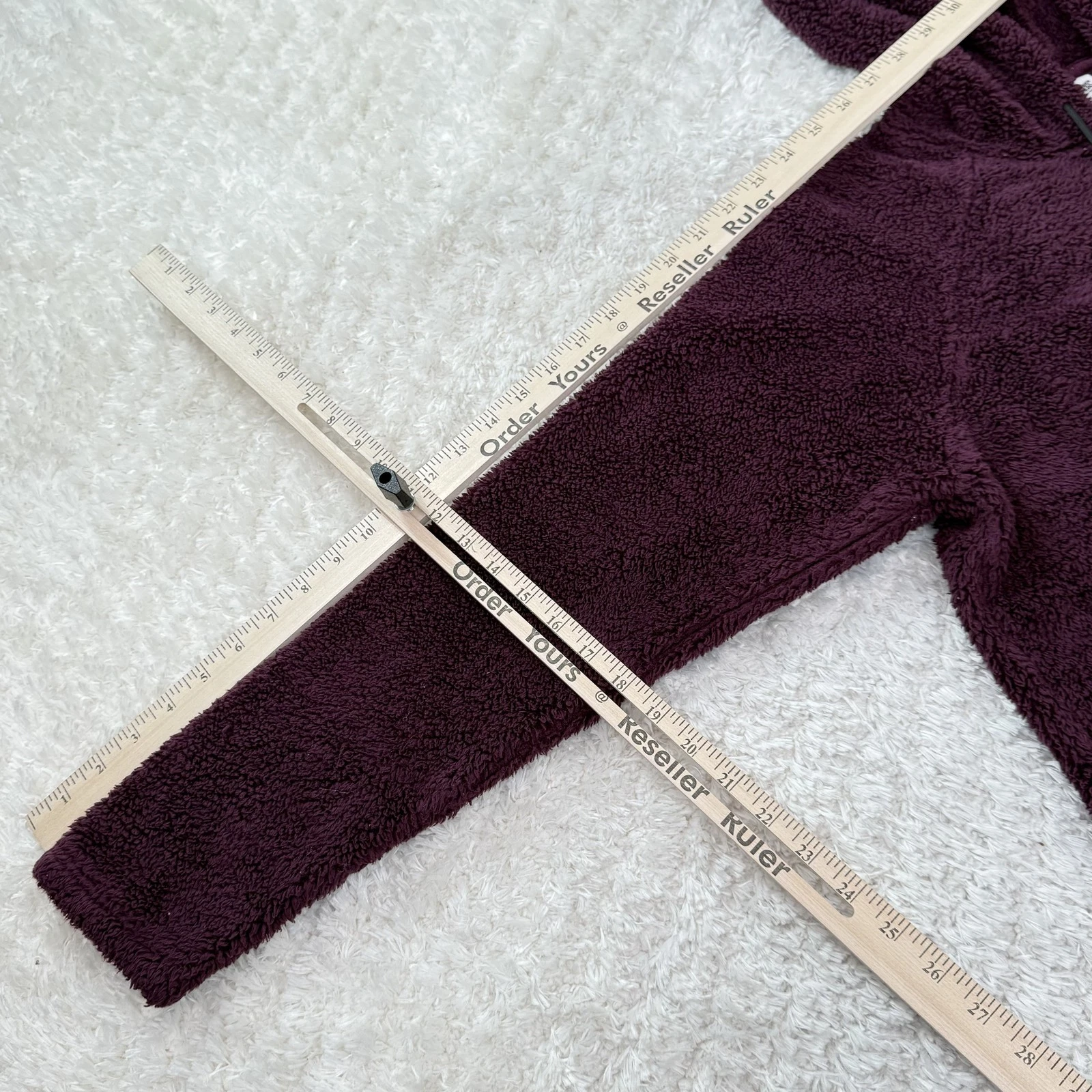 UNDERCOVER ROSA Victoria's Secret Pullover Donna XS Sherpa Pile Felpa con Cappuccio Tasca Canguro