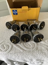 Box of 8 Lewden PD84/3PAM Metalclad Plugs | 10A 2P+E 230V IP66 Walsall Gauge