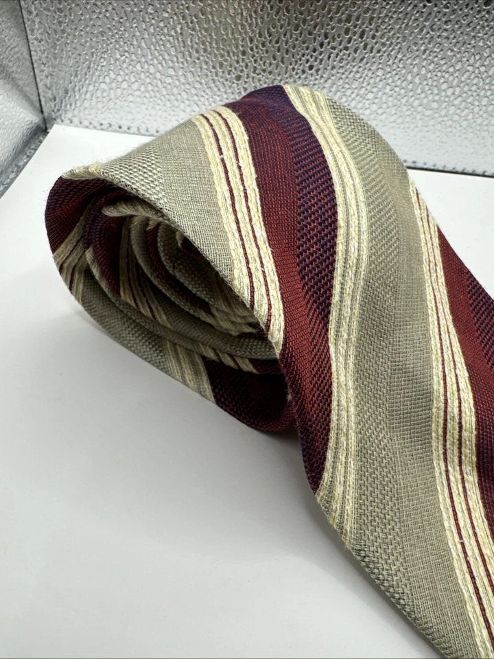 Dolce & Gabbana Cravatte Peek A Boo Pin Up Silk Woven Tie Black Vintage - Image 3 of 4