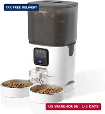 Automatic Cat Feeder with Camera for Two Cats, 1080P HD Video with Night Vision,