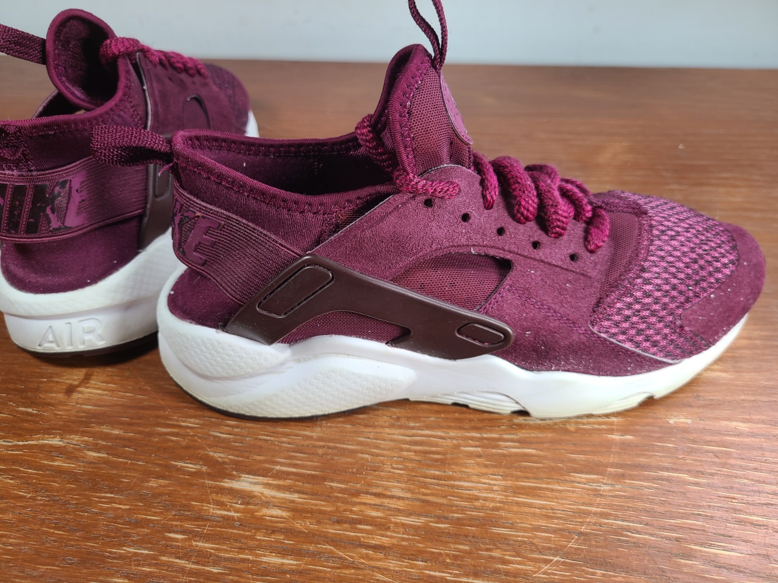 Nike Air Hurache Run Ultra Maroon Red Shoes Youth… - image 8