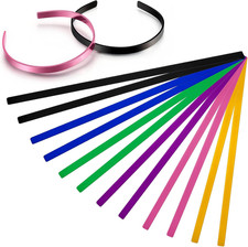 12 Pcs Anodized Aluminum Bracelet Blanks Stamping Blanks Engraving Colorful Meta