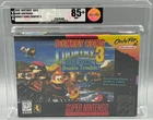 Donkey Kong Country 3 Dixie's Double Trouble Super Nintendo SNES VGA 85+ Graded