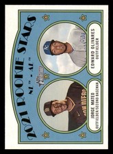 2021 Topps Heritage #315 Jorge Mateo RC/Edward Olivares RC