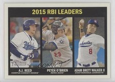 2016 Heritage Minor League Edition RBI Leaders Adam Walker AJ Reed Brett II 3d5
