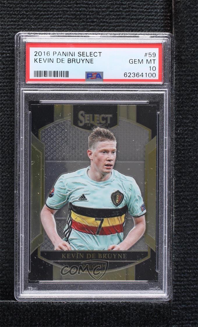 2016-17 Panini Select Terrace Kevin de Bruyne #59 PSA 10 GEM MT 00e8
