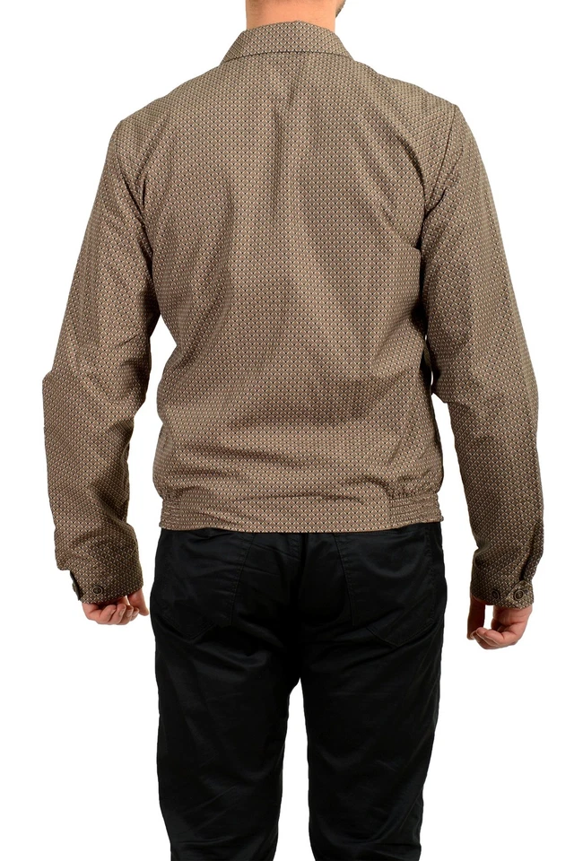 Chaqueta cortavientos reversible con estampado geométrico Dolce & Gabbana para hombre US M IT 50 Foto 3 de 4