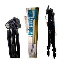 Vintage Sakar TR-2L Camera Video Tripod Good Condition w Original Packaging