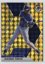 2021 Panini Mosaic Reactive Yellow Mosaic Prizm Raimel Tapia #161 0y59