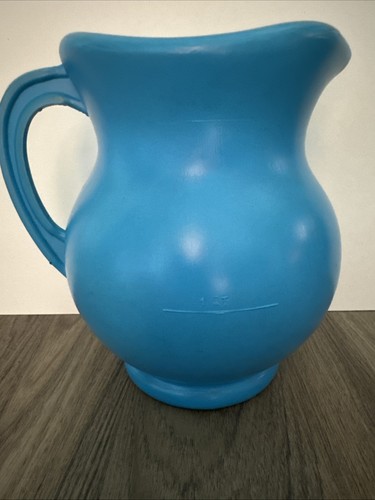Vintage 80's Kool Aid Jug Pitcher Blue Plastic General Foods - Picture 2 of 7