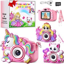 Kids Camera, Christmas Birthday Gifts for Kids, 3 4 5 6 7 8 Year Old Girl Gifts,