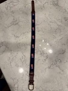 Boys American Glag Belt. Size Small 22in. Navy.