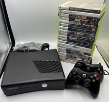Microsoft Xbox 360 Slim 250GB Console Bundle with 2 Controllers and 20 Games