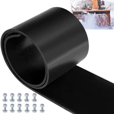 Universal Snow Plow Blade Flap - 72”x 8”x 1/4” Rubber Snow Deflector & Hardware