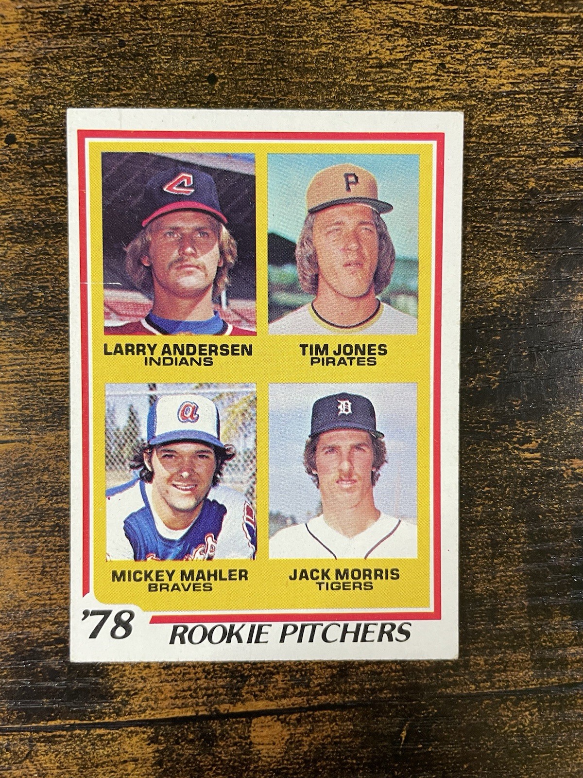 1978 Topps Rookie Pitchers Jack Morris Larry Andersen Jones #703 (RC) Rookie