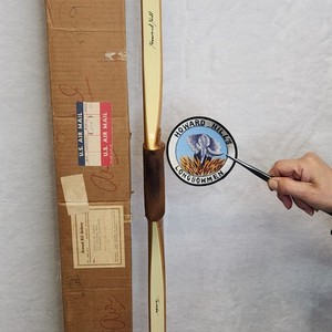 Howard Hill Tembo 70" Longbow 65# Left Hand With Original Box And Elephant Patch