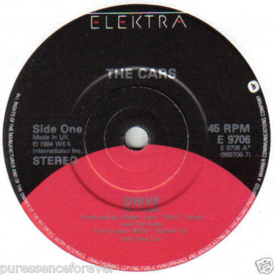 THE CARS - Drive (UK Original 2 Track 1984 7'' Single)