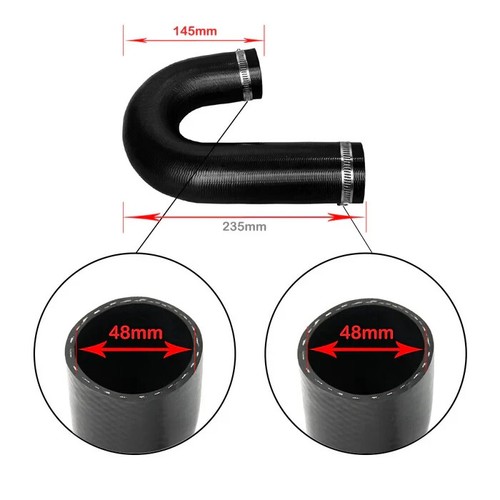 Hot Side & Cold Side Intercooler Hoses For Mitsubishi Pajero 4M41 3.2L - Picture 9 of 11