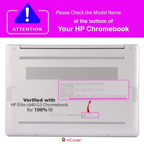 NEW mCover® Hard CASE for 2022 - 2024 14" HP Elite c640 G3 Chromebook Enterprise - Picture 3 of 15