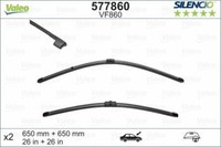 "Valeo Silencio Flach Scheibenwischer Set Vorne 26/26\" FüR VW Touareg (7L_)"