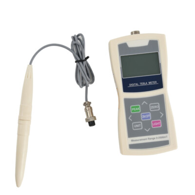 Digital Tesla Meter Gaussmeter Fluxmeter Surface Magnetic Field Tester 0-2500mT