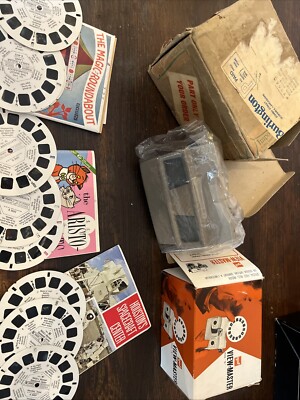GAF SAWYERS VIEW MASTER 1960 s BOXED VERSION MADE IN BELGIUM IN USED VINTAGE CON