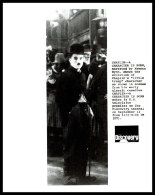 Lot of (2) 1930s CHARLIE CHAPLIN Vintage Photos SILENT FILMS THE