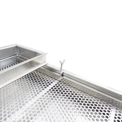 110V 10mm Round Hole Full Stainless Steel Linear Vibrating Screen Single Layer - Picture 19 of 24