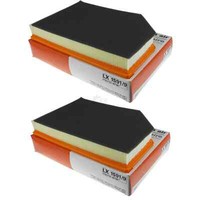 2X Mahle / Knecht Luftfilter LX 1591/9 Air Filter