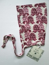 NEW Kate Quinn Pilot Elf Hat 6-12 Mos. Rhodie Pink Purple Floral Modal Aviator