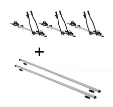 3x Fahrradträger SAGITTAR+Dachträger RAPID für für Ford Scorpio Kombi 5Türer 94-