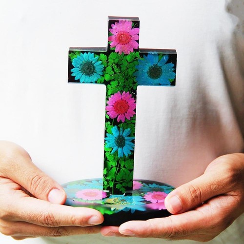 Silicone Mold Vintage Cross Plaster Molds Resin Silicone DIY Molds HOT! P2K8 - Picture 6 of 13